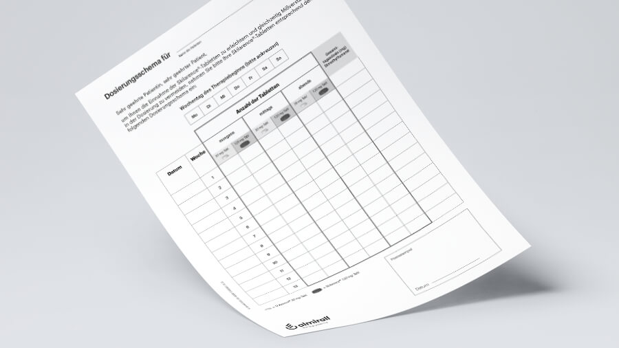 Skilarence® – Digitales Dosierschema