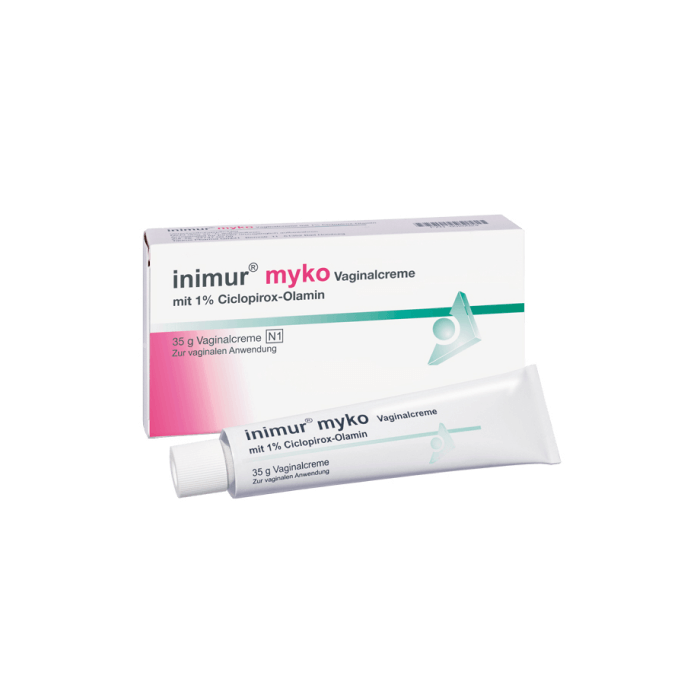 inimur myko vaginalcreme mit 1 prozent ciclopirox olamin